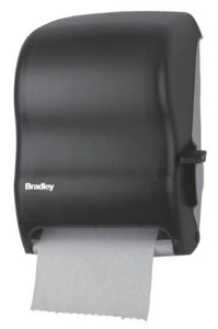 Bradley Surface Mounted Lever Activated 8" & 4" Roll Paper Towel Dispenser